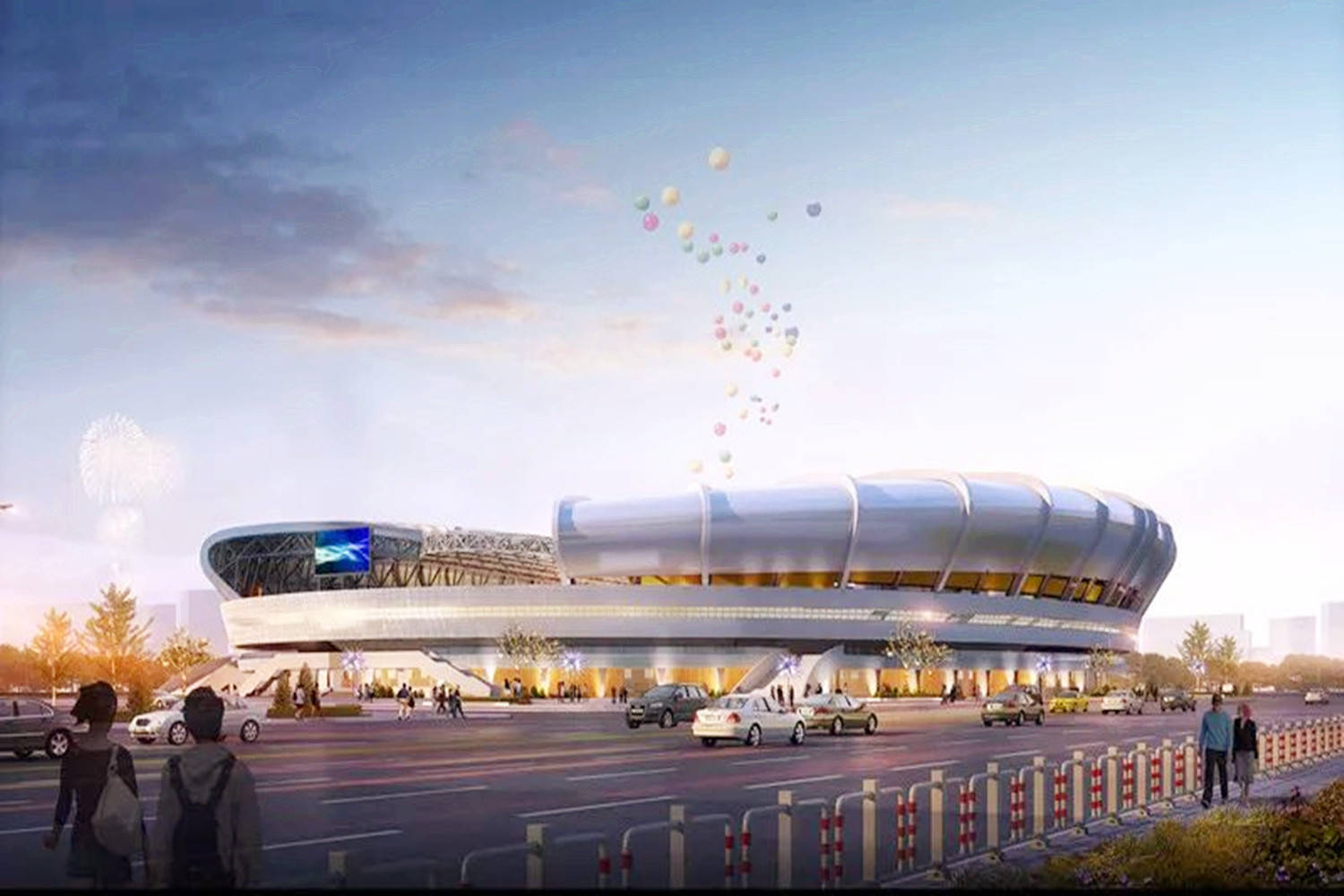 固始新體育館最新實景圖，城市發展的見證與熱議焦點