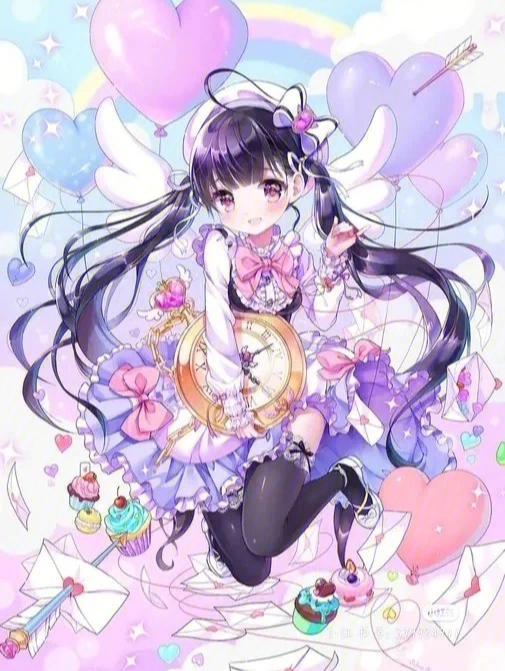 夢幻之美與二次元文化的交融，動漫女生圖片欣賞