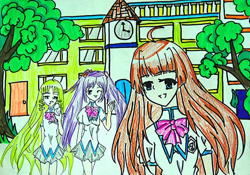 彩筆下的人生百態,美術動漫中的友情日常