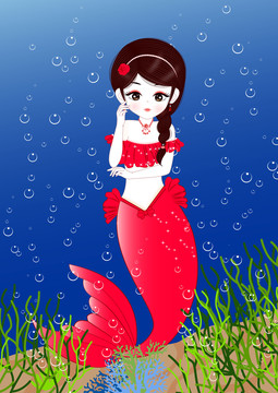 夢幻美人魚公主，動漫中的魅力與故事