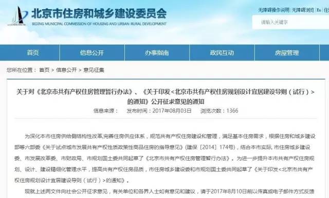 北京共有產(chǎn)權(quán)最新動(dòng)態(tài)更新,最新消息匯總