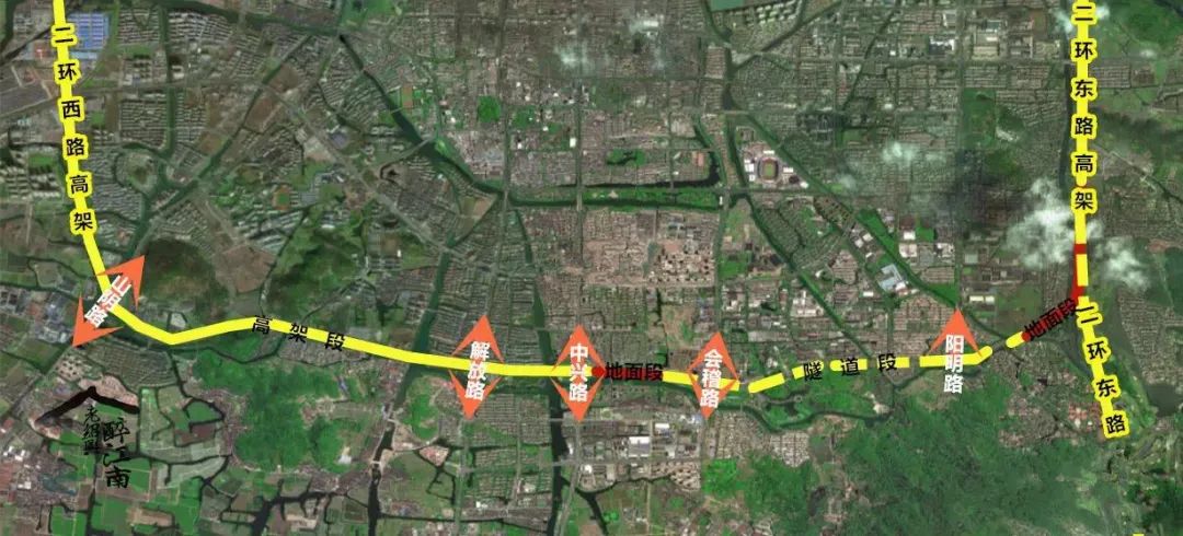 二環東路高架南延最新進展報道