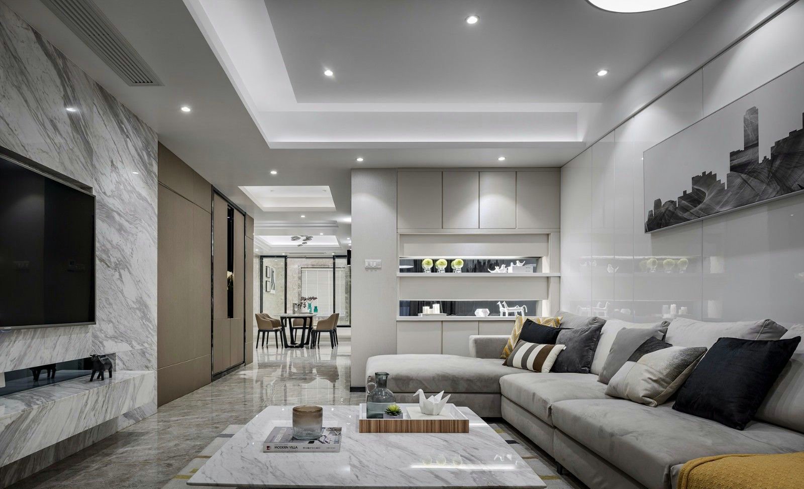 最新款吊頂裝修效果圖,自然美景的心靈之旅展示